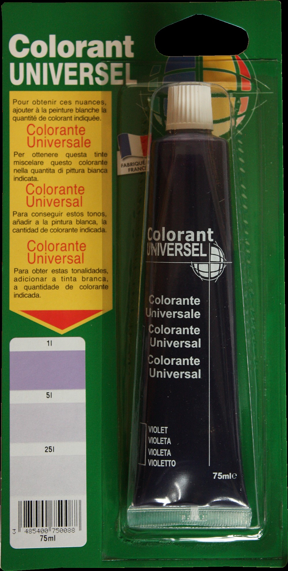 Colorant universel pour peinture violet 75ml